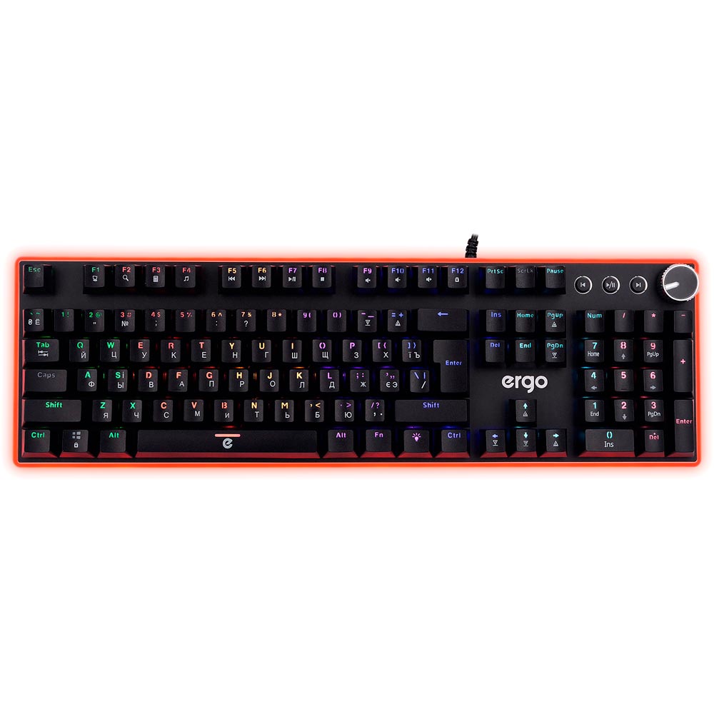 Клавіатура ERGO KB-955 RGB Black (KB-955)