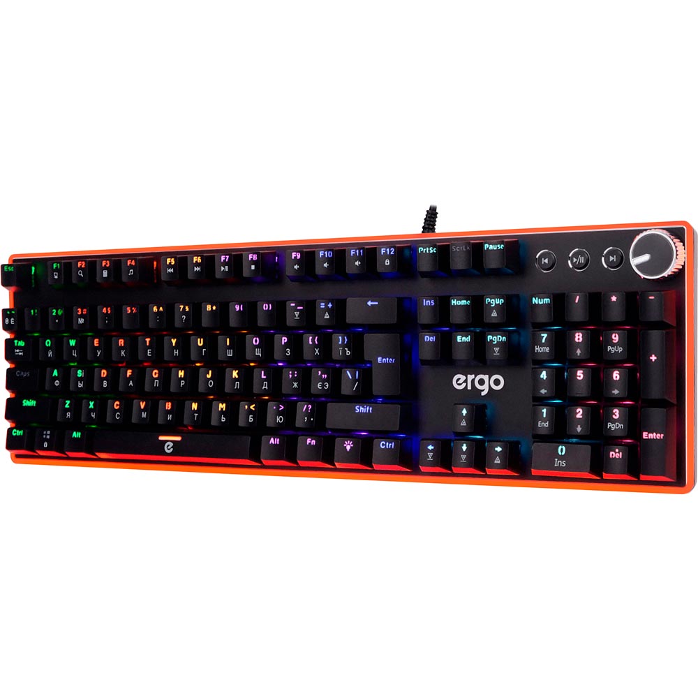 Клавіатура ERGO KB-955 RGB Black (KB-955) Комплектація клавіатура