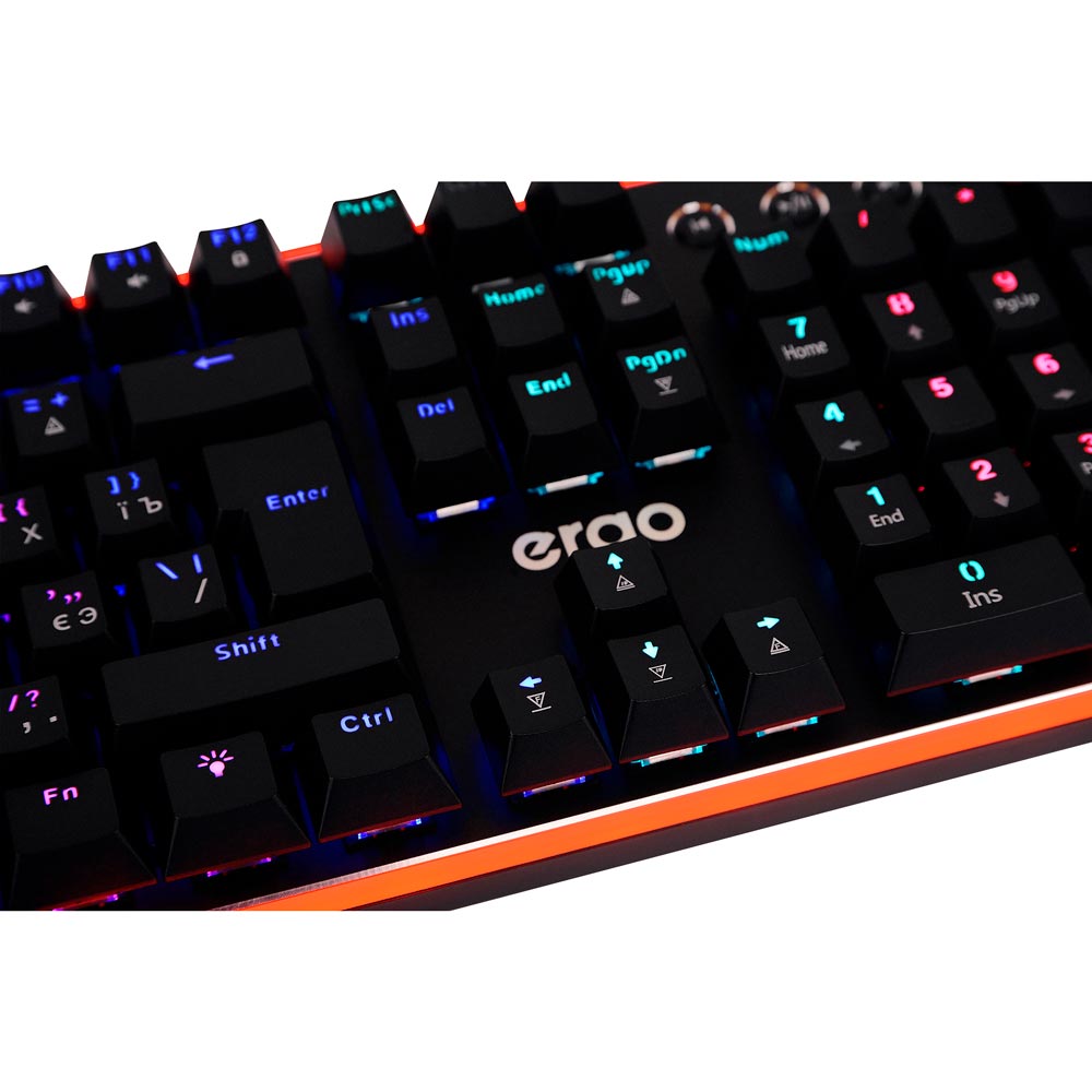 В Україні Клавіатура ERGO KB-955 RGB Black (KB-955)