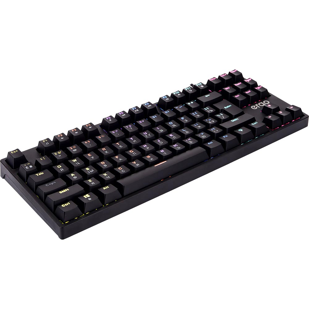 Клавіатура ERGO KB-915 TKL Black (KB-915) Підключення дротове