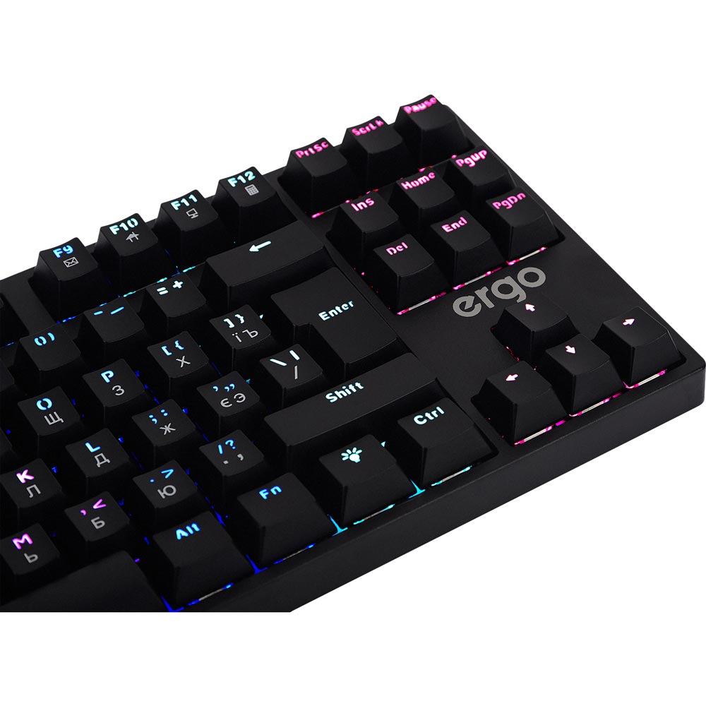 Зображення Клавіатура ERGO KB-915 TKL Black (KB-915)