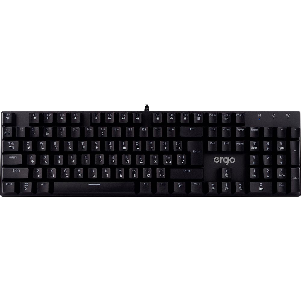 Клавіатура ERGO KB-960 Dark Gray (KB-960) Підключення дротове