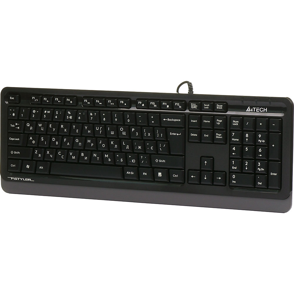 Клавіатура A4TECH FKS10 Grey Підключення дротове