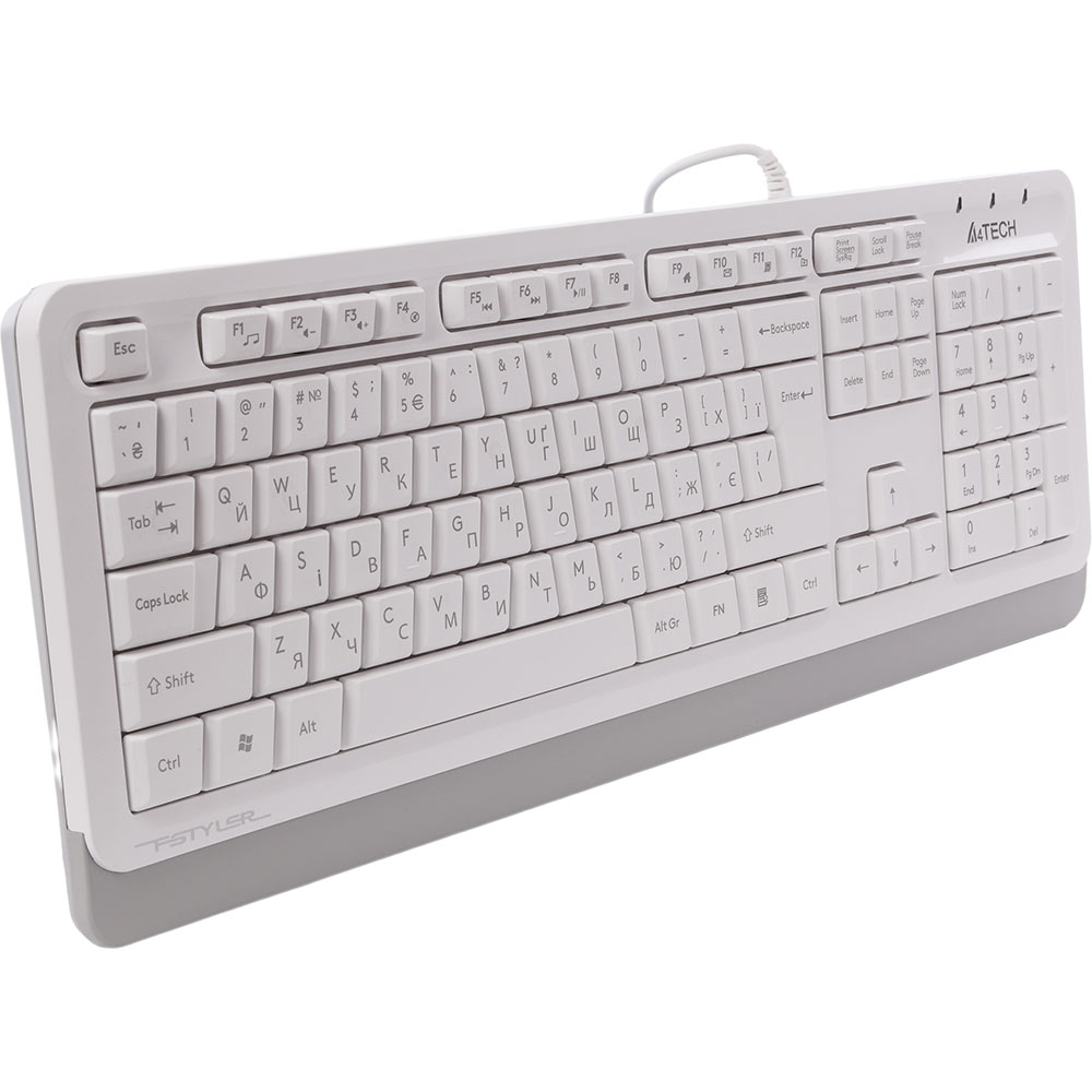 Клавиатура A4TECH FKS10 White Комплектация клавиатура
