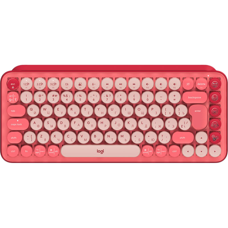

Клавиатура LOGITECH POP Emoji Keys Heartbreaker Rose (920-010718), POP Emoji Keys Heartbreaker Rose (920-010718)
