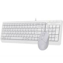 Комплект A4TECH F1512 White USB