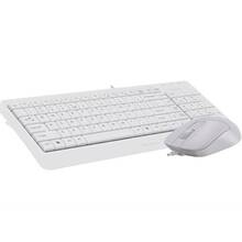 Комплект A4TECH F1512 White USB