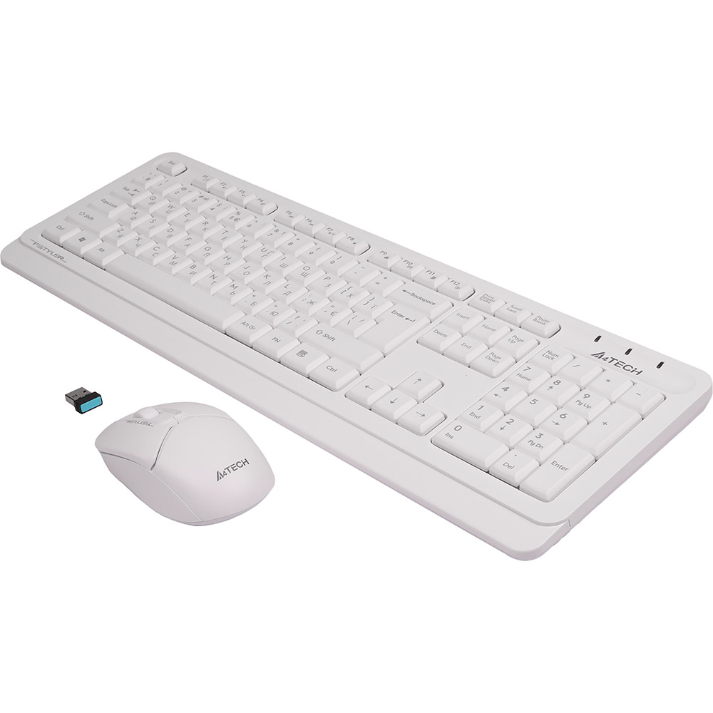 Комплект A4TECH Fstyler FG1012 White Клас стандартна