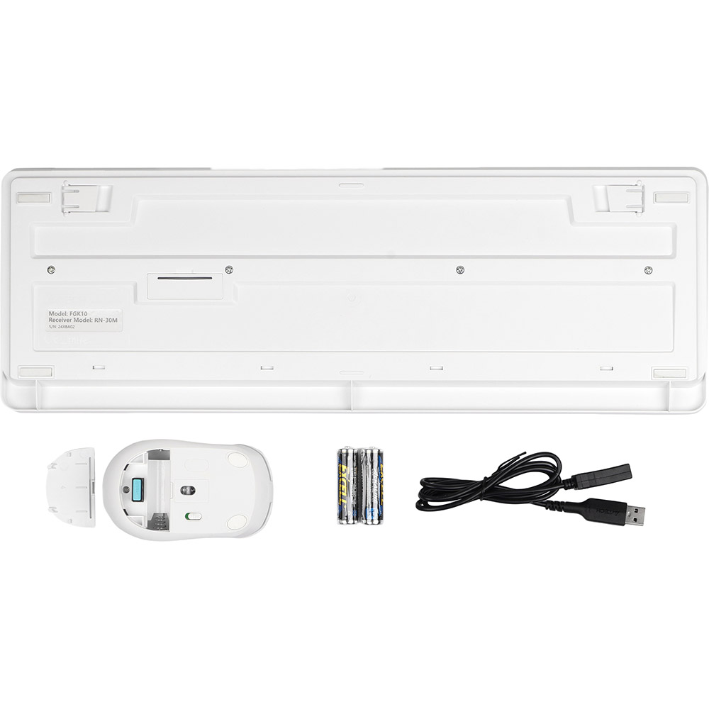 Комплект A4TECH Fstyler FG1012 White Конструкція мембранна