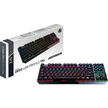 Клавиатура MSI VIGOR GK50 LOW PROFILE TKL UA (S11-04UA210-GA7)