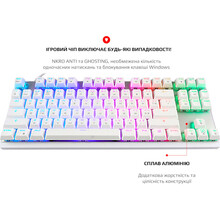 Клавиатура MOTOSPEED K82 Hot-Swap Outemu Blue White USB (mtk82whsb)