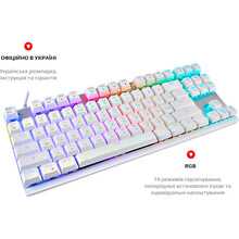 Клавиатура MOTOSPEED K82 Hot-Swap Outemu Blue White USB (mtk82whsb)