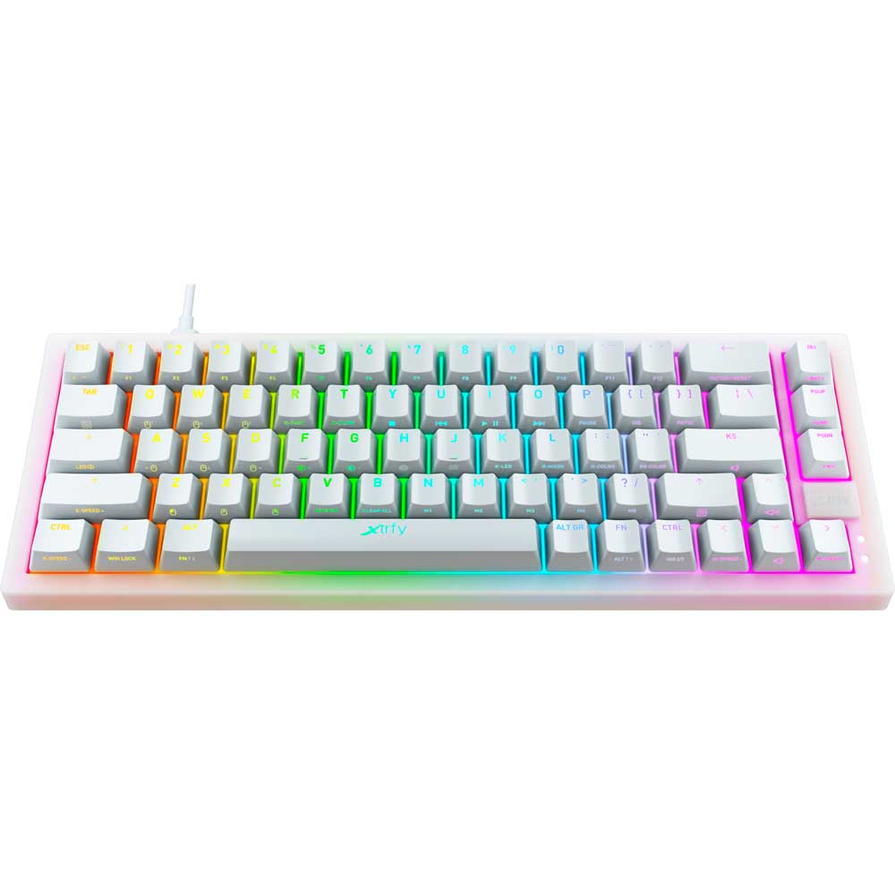 Клавіатура Xtrfy K5 Kailh Red Hot-Swap RGB White (K5-RGB-CPT-TPWHITE-R-UKR) Комплектація клавіатура