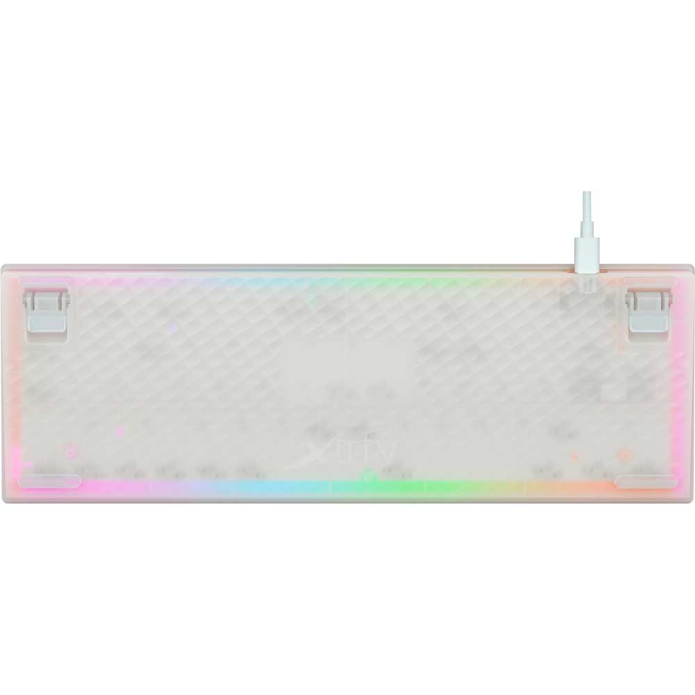 Клавіатура Xtrfy K5 Kailh Red Hot-Swap RGB White (K5-RGB-CPT-TPWHITE-R-UKR) Конструкція механічна