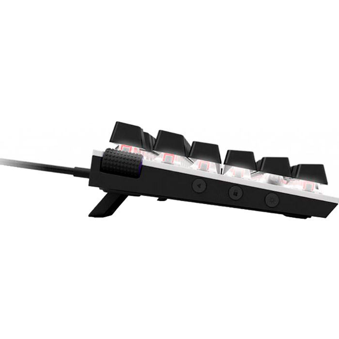 Клавіатура NZXT TKL (ANSI) Gateron Red Switches USB UK EN Layout White (KB-1TKUS-WR) Клас ігрова