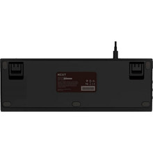 Клавіатура NZXT TKL (ANSI) Gateron Red Switches USB UK EN Layout White (KB-1TKUS-WR)