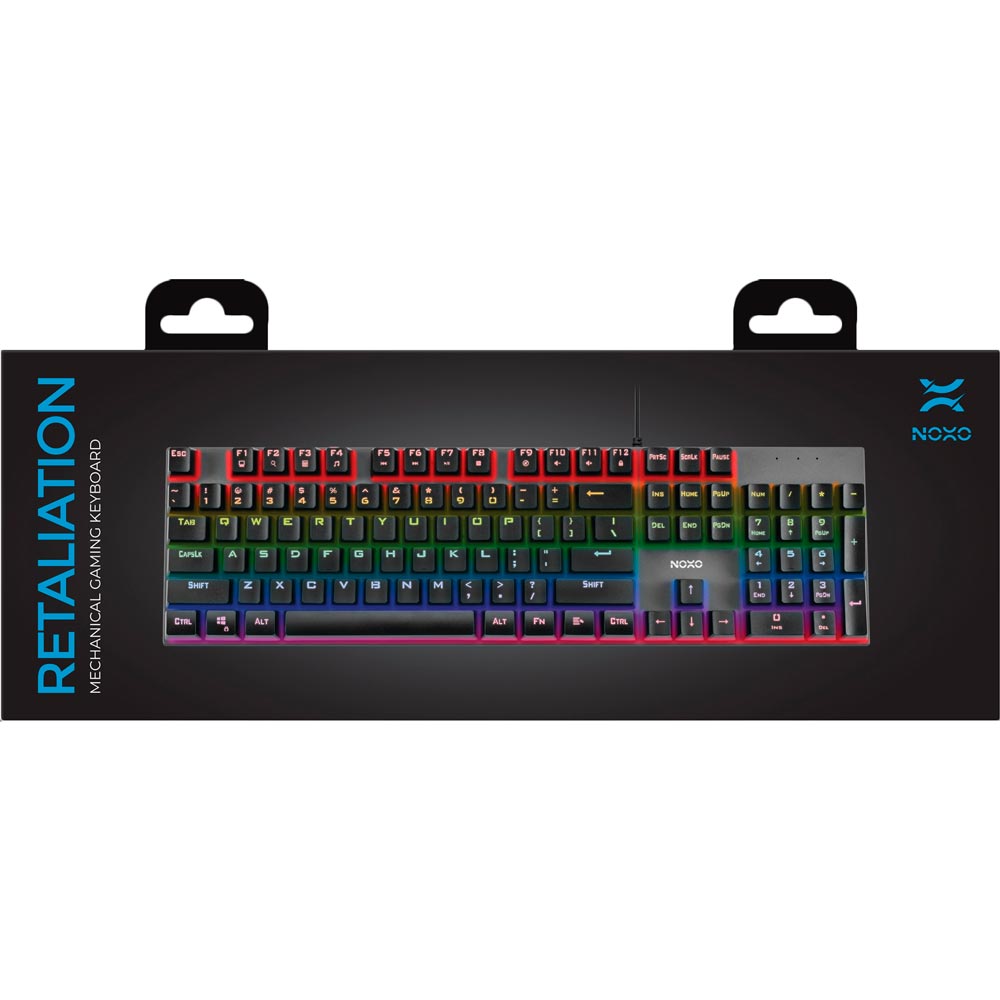 Клавіатура NOXO Retaliation Mechanical Gaming Keyboard (4770070882085) Підключення дротове