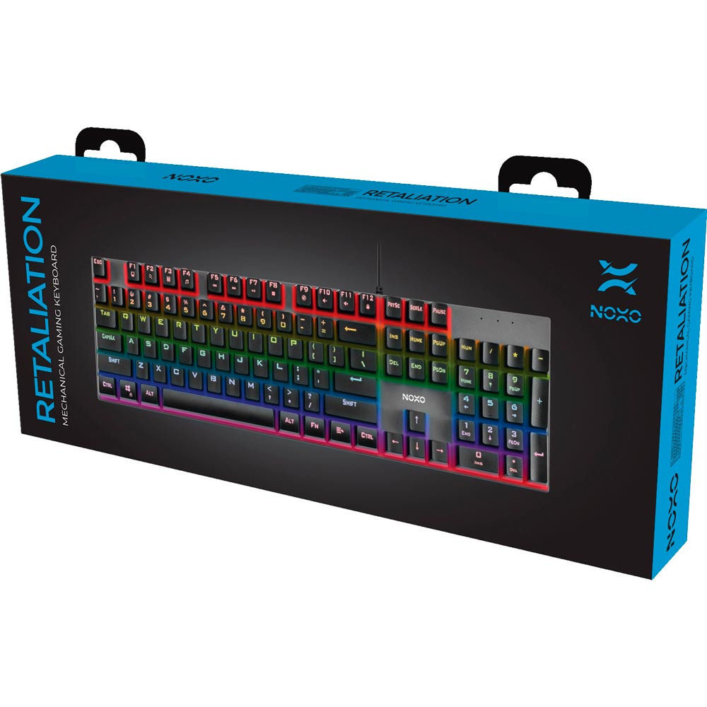 Зовнішній вигляд Клавіатура NOXO Retaliation Mechanical Gaming Keyboard (4770070882085)