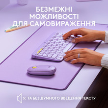 Клавиатура LOGITECH K380 MULTI-DEVICE US Lavender Lemonade (920-011166)