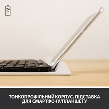 Клавіатура LOGITECH K780 Multi-Device Wireless US Dark Grey/Spackled White (920-008042)
