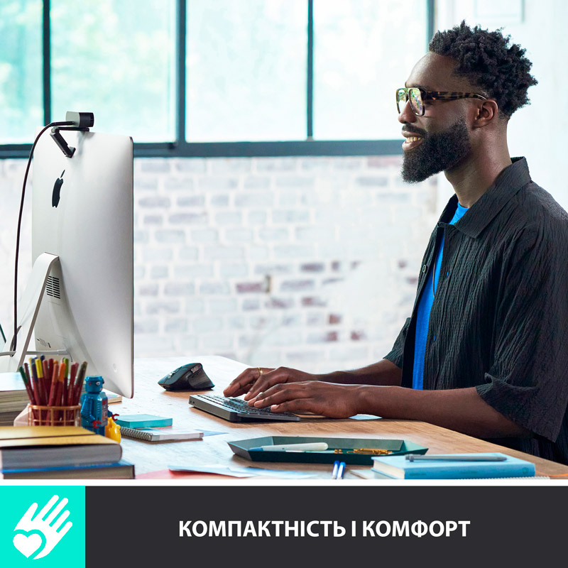 Клавіатура LOGITECH MX Keys Mini Minimalist Wireless US Pale Grey (920-010499) Комплектація клавіатура