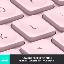 Клавиатура LOGITECH MX Keys Mini Minimalist Wireless US Rose (920-010500)