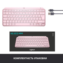 Клавиатура LOGITECH MX Keys Mini Minimalist Wireless US Rose (920-010500)