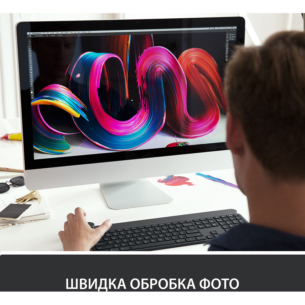 Клавиатура LOGITECH CRAFT Wireless US (920-008504) Класс мультимедийная