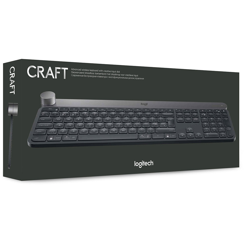 Клавиатура LOGITECH CRAFT Wireless US (920-008504) Комплектация клавиатура