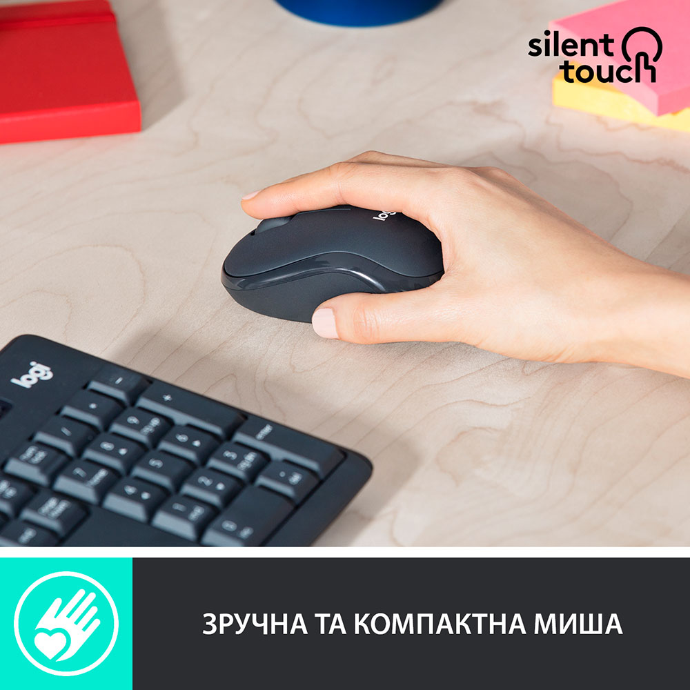 Комплект LOGITECH MK295 Graphite (920-009800) Клас мультимедійна