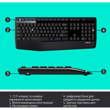 Комплект LOGITECH MK345 Wireless Combo US (920-006489)