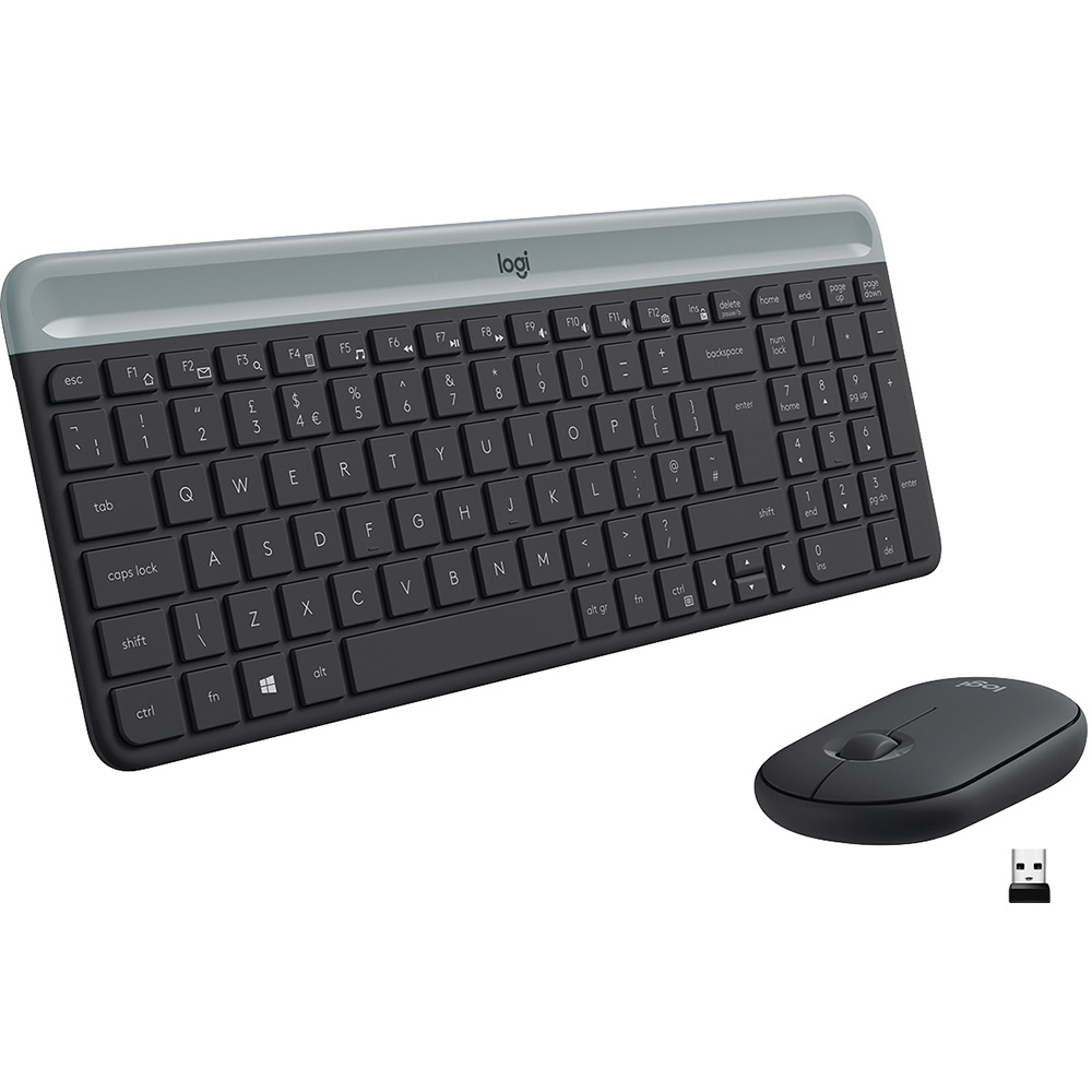 Комплект LOGITECH MK470 Slim Wireless Combo UA Graphite (920-009204)