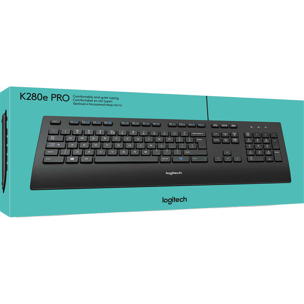 Клавиатура Logitech K280e for Business US (920-005217) Подключение проводное