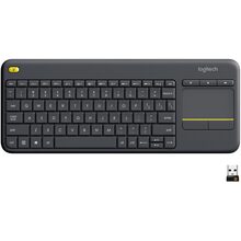 Клавіатура Logitech Touch K400 Plus Wireless US Black (920-007145)