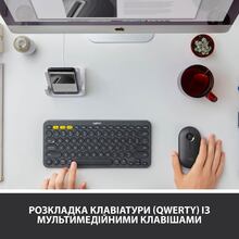 Клавиатура Logitech K380 Multi-Device Bluetooth US Dark Grey (920-007582)