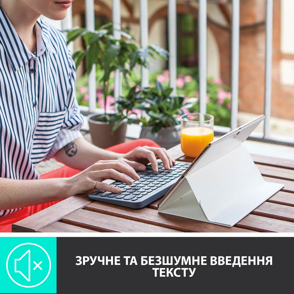 Клавиатура Logitech K380 Multi-Device Bluetooth US Dark Grey (920-007582) Класс мультимедийная
