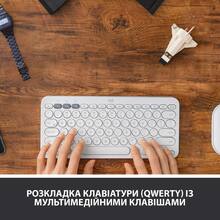 Клавиатура Logitech K380 Multi-Device Bluetooth US White (920-009868)
