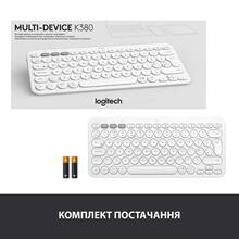 Клавиатура Logitech K380 Multi-Device Bluetooth US White (920-009868)