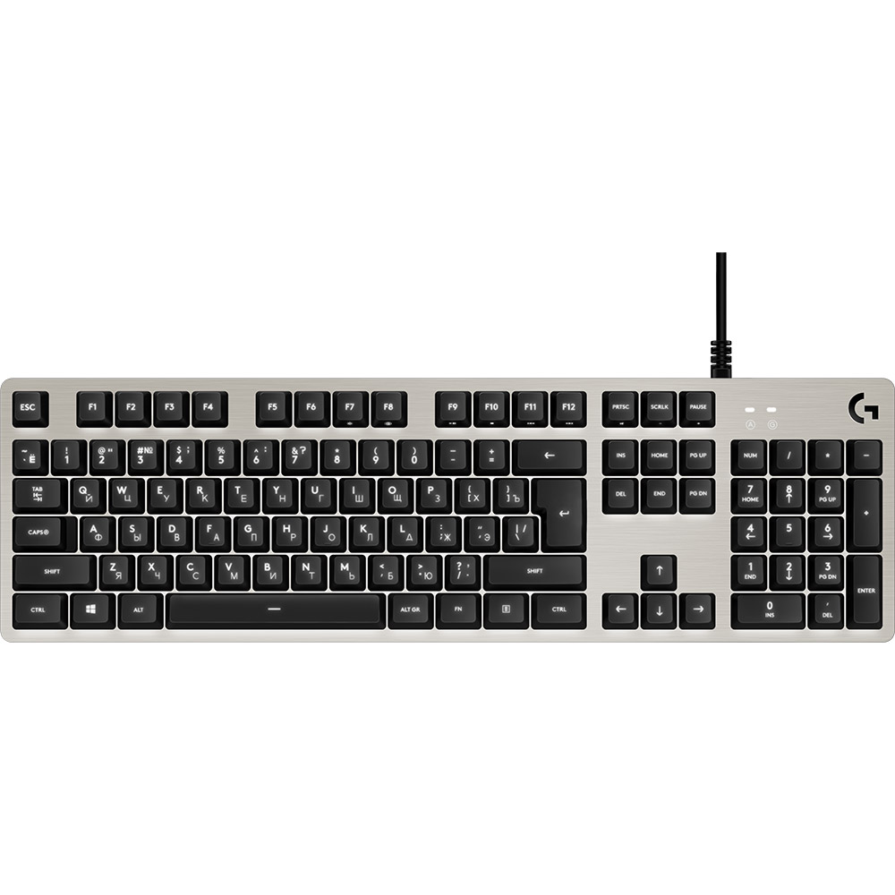 Клавиатура LOGITECH G413 Gaming US Silver (920-008476)