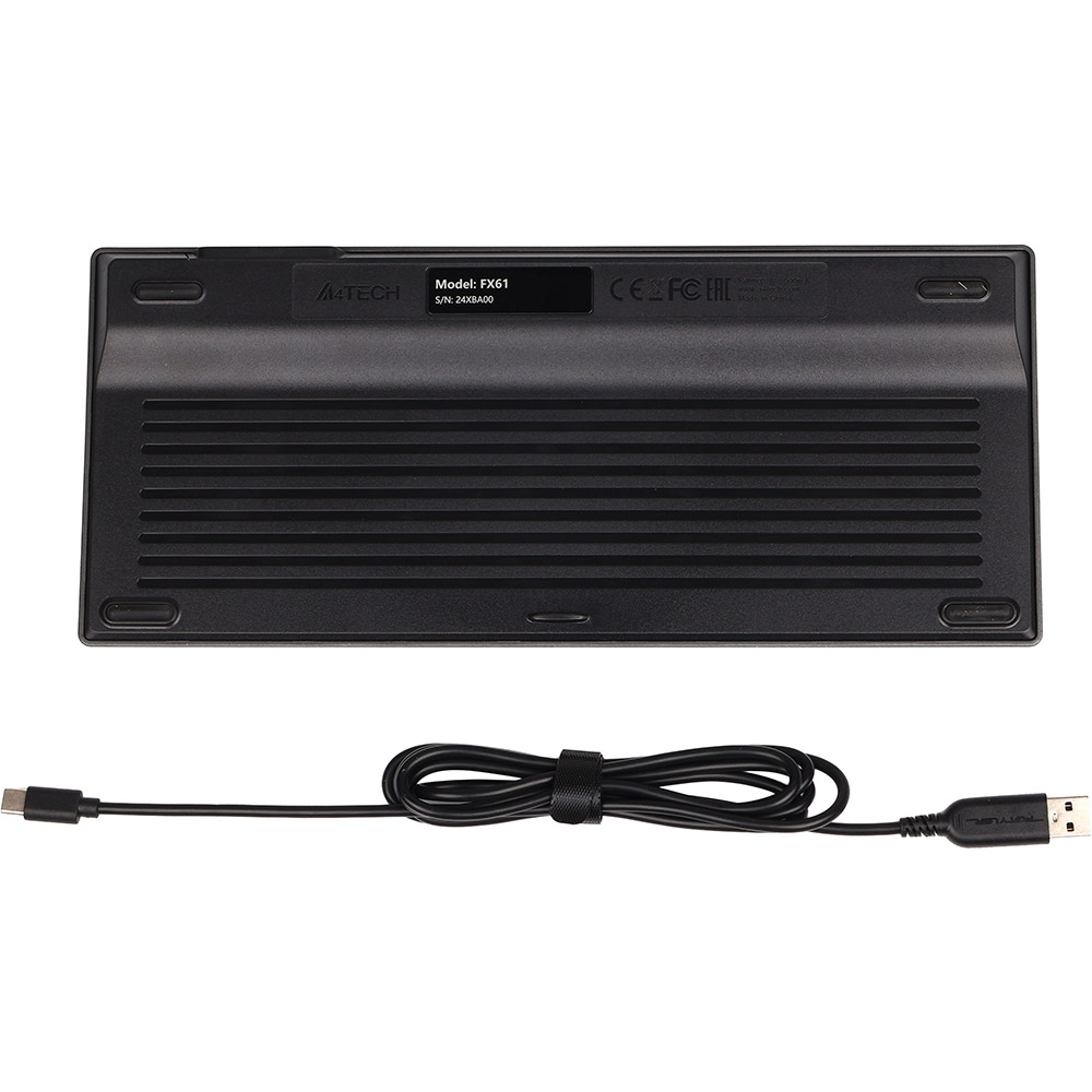 Фото Клавіатура A4TECH FX61 USB Grey