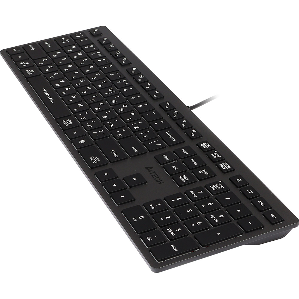 Клавіатура A4TECH FX60 USB Grey White backlit Клас стандартна
