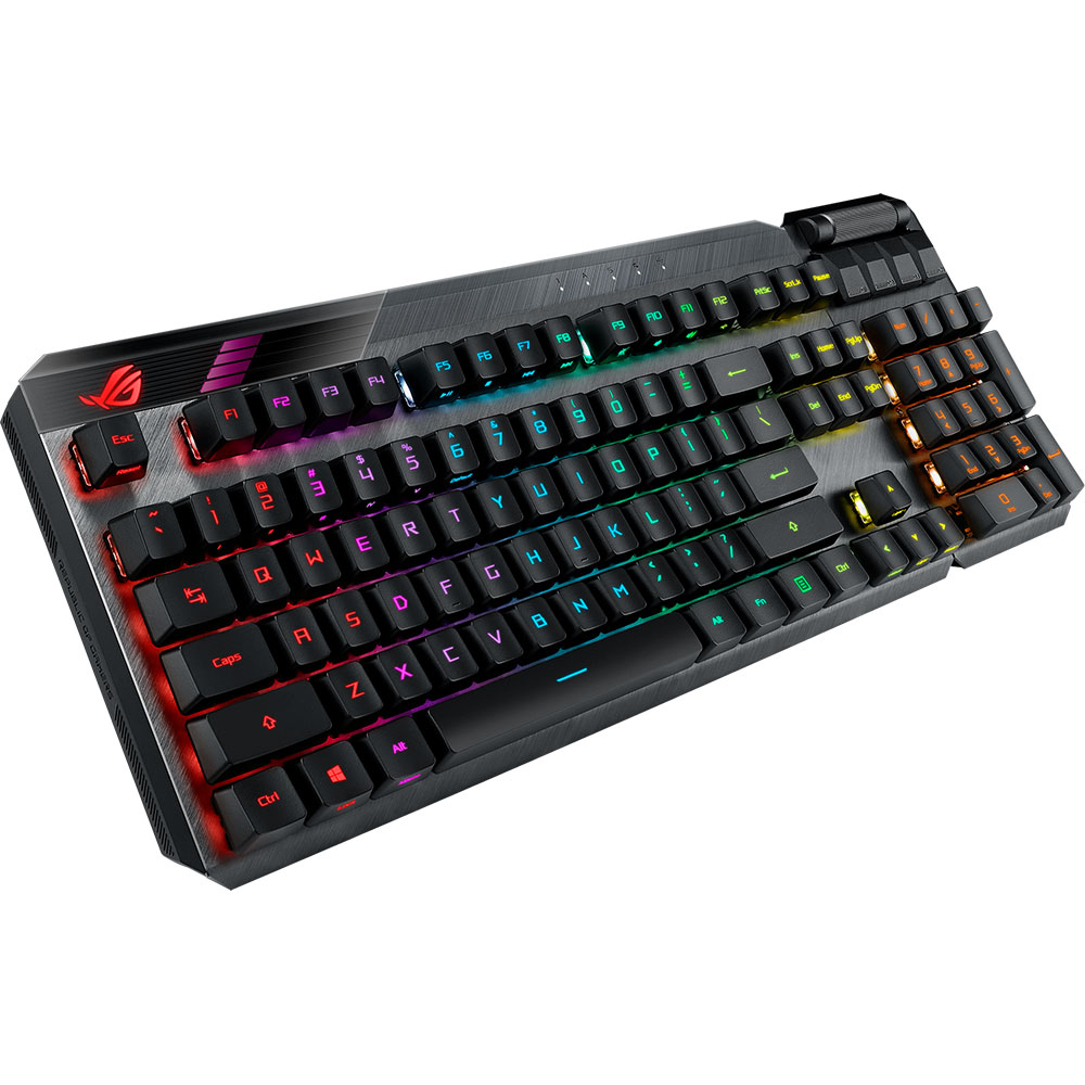 Клавиатура ASUS ROG CLAYMORE II RD RGB USB/WL EN Black (90MP01W0-BKUA01) -  в интернет-магазине Фокстрот: цены, отзывы, характеристики | купить в  Киеве, Харькове, Днепропетровске, Одессе - Украина