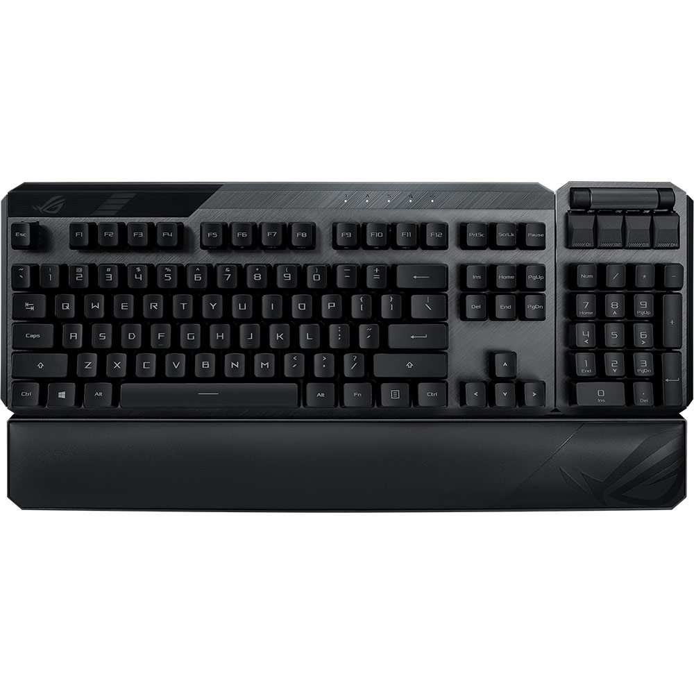 Клавиатура ASUS ROG CLAYMORE II RD RGB USB/WL EN Black (90MP01W0-BKUA01) -  в интернет-магазине Фокстрот: цены, отзывы, характеристики | купить в  Киеве, Харькове, Днепропетровске, Одессе - Украина