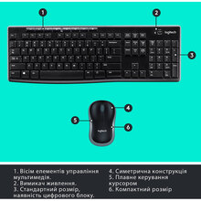 Комплект LOGITECH MK270 UA Black (920-004509)