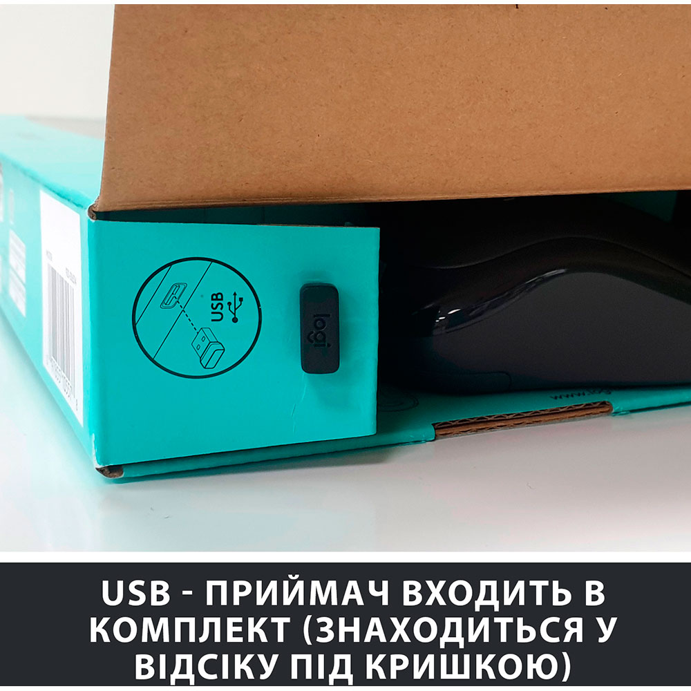 В Украине Комплект LOGITECH MK270 UA Black (920-004509)