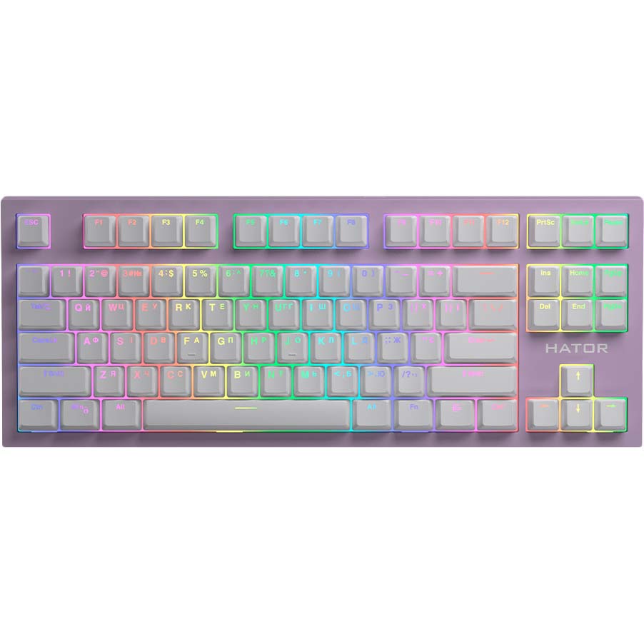 Клавіатура Hator Skyfall TKL PRO Wireless Lilac (HTK-669)