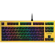 Клавіатура Hator Skyfall TKL PRO Yellow (HTK-657)