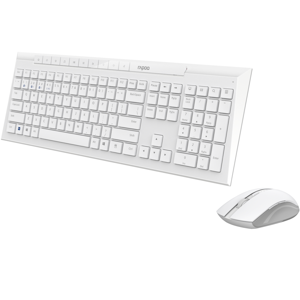 Комплект RAPOO 8210M wireless White (8210М white) Класс стандартная