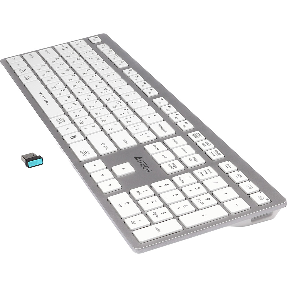 Клавіатура A4TECH FBX50C White Клавіатура A4TECH FBX50C White Комплектація клавіатура