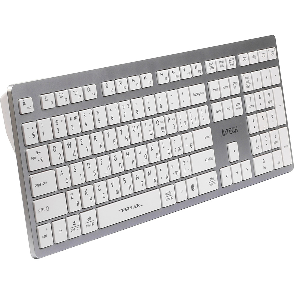 Клавіатура A4TECH FBX50C White Клавіатура A4TECH FBX50C White Клас стандартна